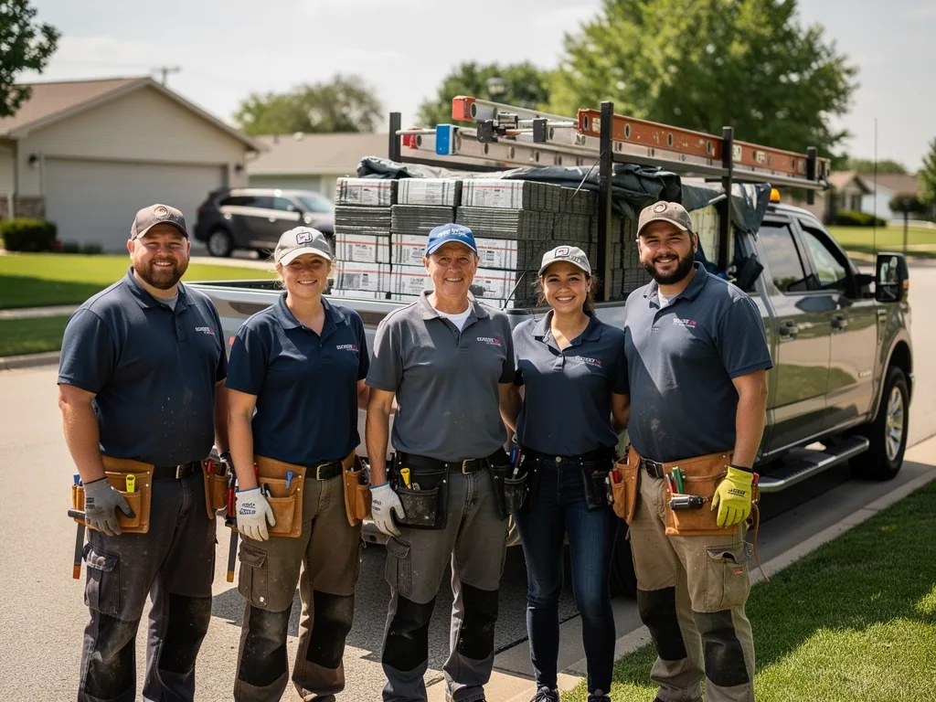 Nebraska Roofers team